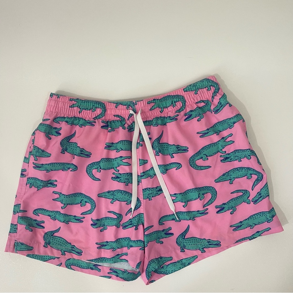 Chubbies The Glades Alligator Swim Trunks Size L